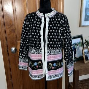 Vintage Jenny Women’s Floral Cardigan